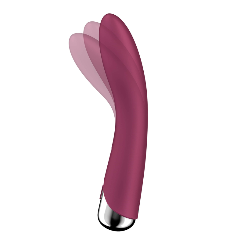 Вибратор-ротатор "Satisfyer Spinning Vibe 1" винный 